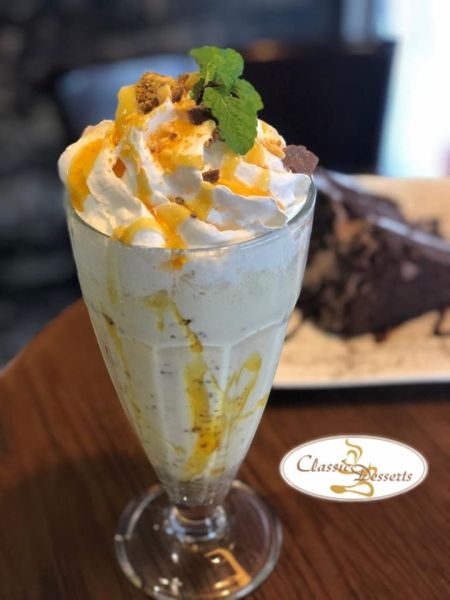 crunchie milkshake classic desserts